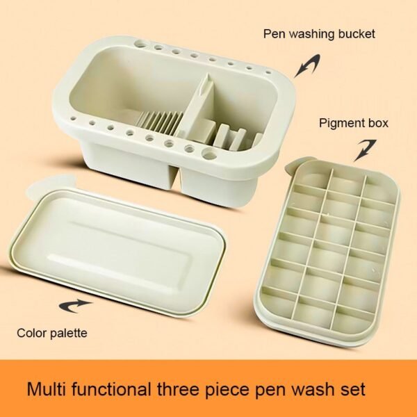 3-Piece Pen Washing Bucket Set