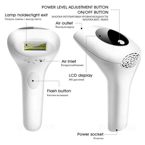 Long-Lasting IPL Laser Hair Remover